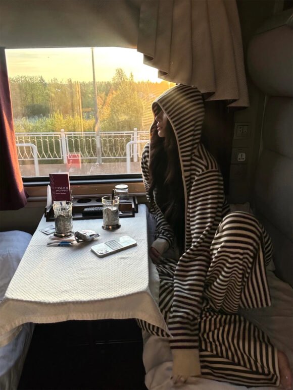 Slouchy Comfort Striped Casual Set - Image 3