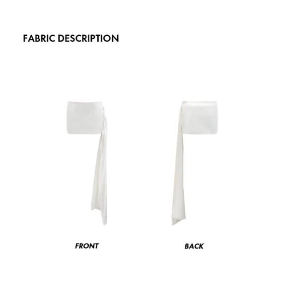 Satin Wrap Hip Sexy Hottie Low Waist Irregular Short Skirt - Image 5