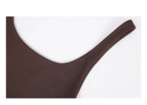 Camisole Vest Waisted Sexy Halter Skirt Set - Image 4