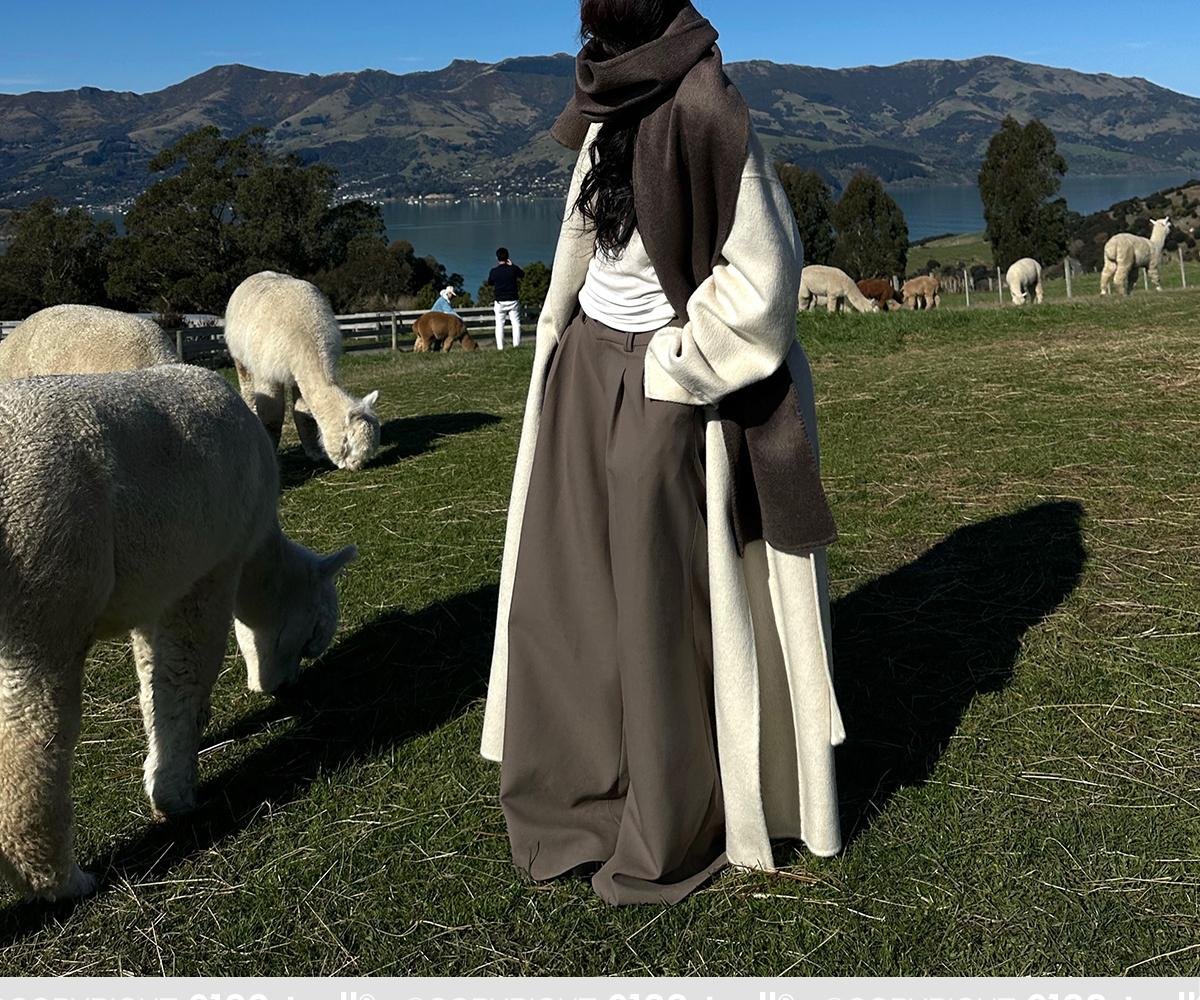 Wide Leg Casual Peplum Loose Suit Pants - Image 4